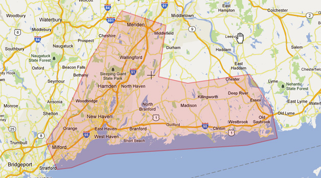 Area where CT Green Property buys homes. Call (203) 654-9070 today.
